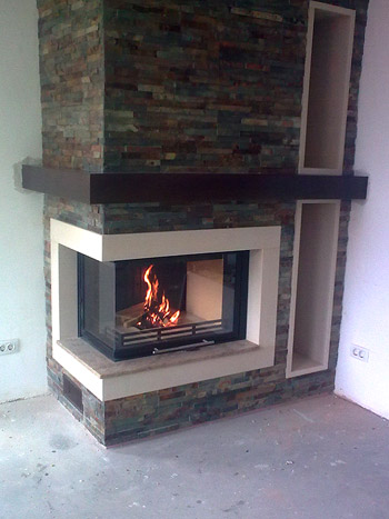 Semineu de colt rustic Arges